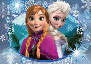 Anna e Elsa: monte as duas bonecas de papel