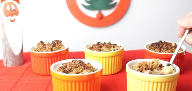 Crumble de maçã para crianças – receita em video