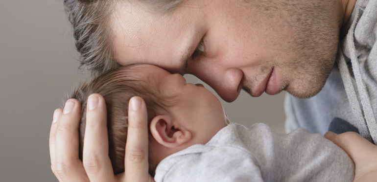 Ser pai: estratégias para melhorar a relação pai-bebé