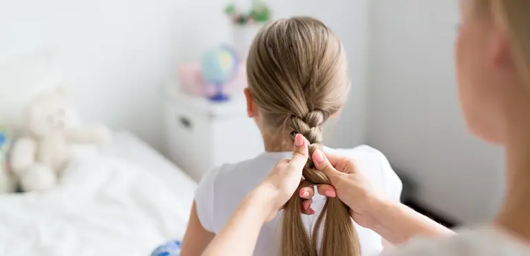 Penteados infantis Simples e práticos – Penteados para Cabelo