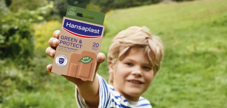 Hansaplast Green & Protect: proteger as feridas de forma sustentável