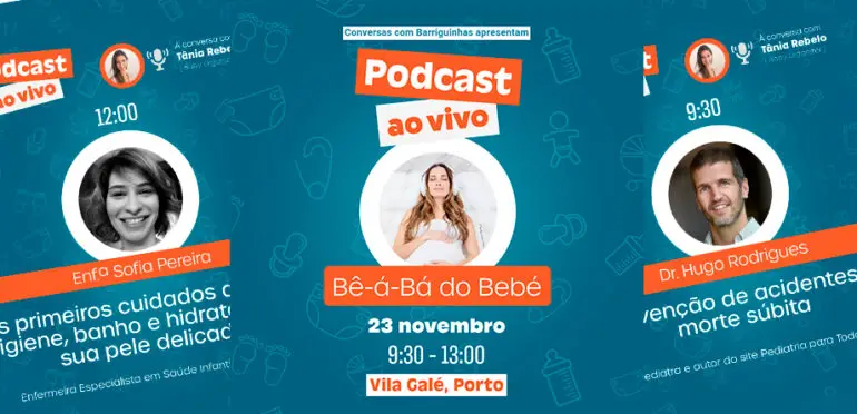 Podcast “Conversas com Barriguinhas” ao vivo no Porto